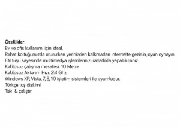 EVEREST KM-4835 KM-4835 Siyah/Turuncu Kablosuz Q Multimedia Klavye + Mouse Set - 5
