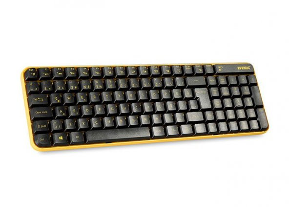 EVEREST KM-4835 KM-4835 Siyah/Turuncu Kablosuz Q Multimedia Klavye + Mouse Set - 7