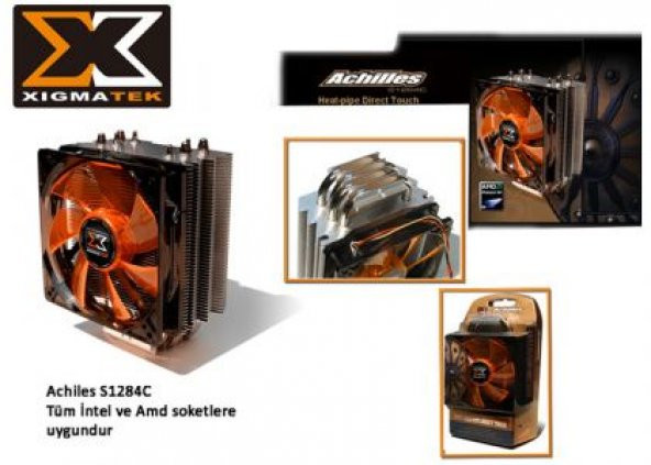 Xigmatek S1284 Achilles Tüm/775 CPU Fan