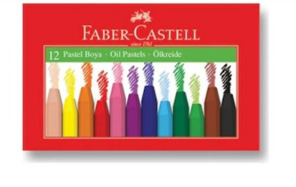 Faber Castell Pastel Boya Karton Kutu 12 Renk