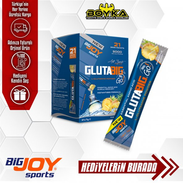 Bigjoy Glutabig Go21 Paket (Skt:06/21) + Hedi̇ye