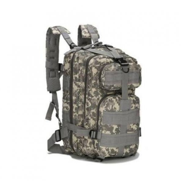 Askeri Tactical Çanta 50 Litre, Asker Dağcı Sırt Çantası Digital - 1