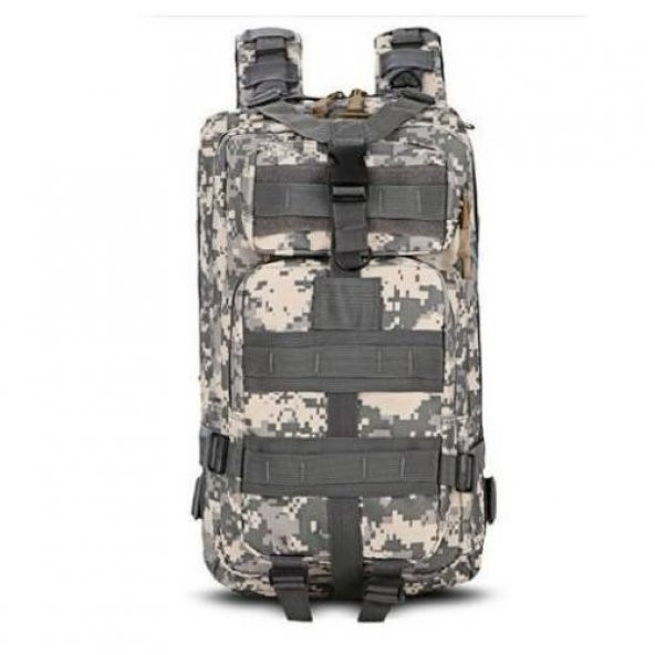 Askeri Tactical Çanta 50 Litre, Asker Dağcı Sırt Çantası Digital - 2