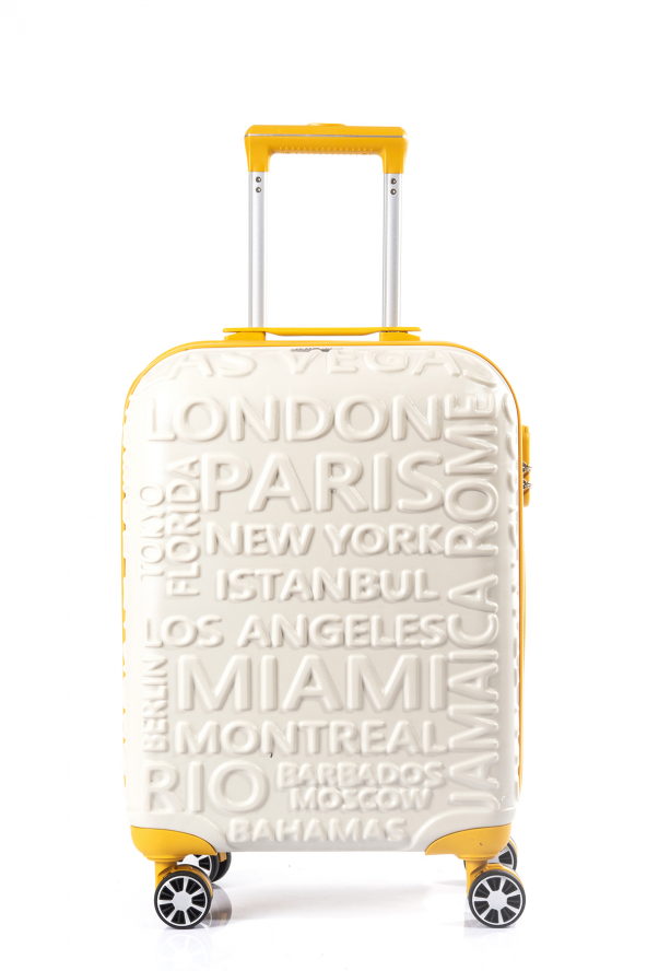 Ççs 05167 Beyaz Büyük Boy Abs Valiz - 2