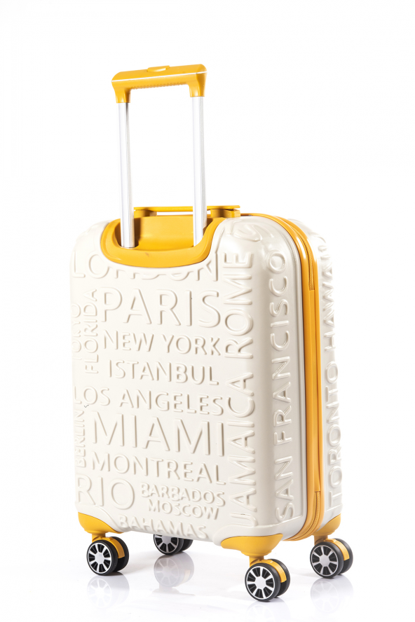 Ççs 05167 Beyaz Büyük Boy Abs Valiz - 3