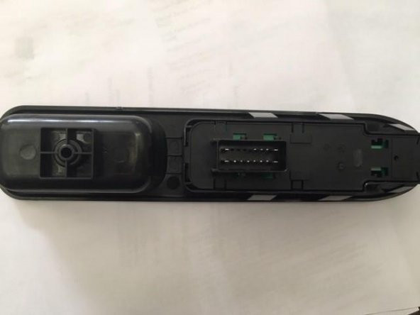 PEUGEOT 207+C3+PİCASSO KAPI CAM ACMA DÜĞME SOL (İKİLİ)   6554.QC - 2