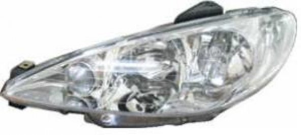 PEUGEOT 206  E.M. SAĞ FAR PARABOLİK  ORJİNAL                6205.S7