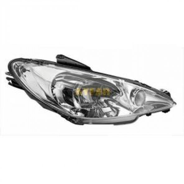 PEUGEOT 206 SAĞ FAR PARABOLİK ÇİFTLİ ORJİNAL        6205.S9 - 2