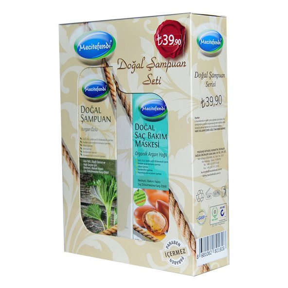 Mecitefendi Isırgan Şampuan 250 ML + Argan Yağlı Saç Maskesi 150 ML - 3