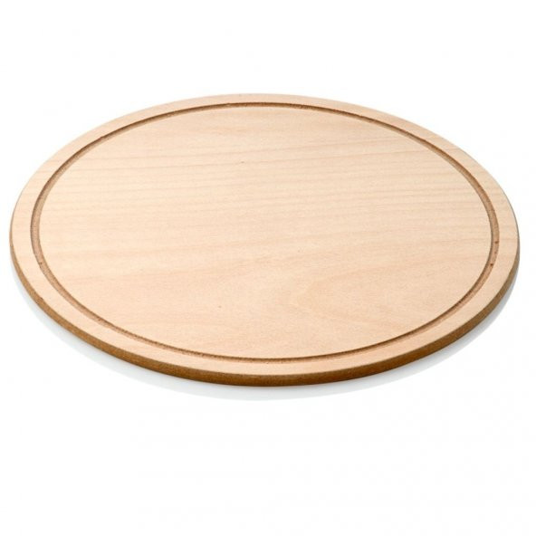 Ahşap Pizza Tabağı Tahtası Pizza Altlığı 32 Cm