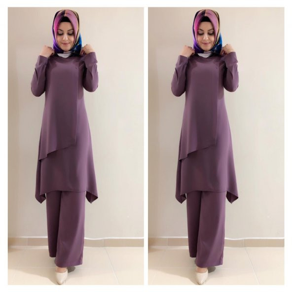 Tunik pantolon ikili takım - 3