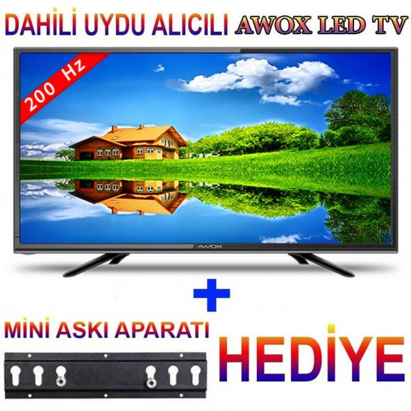 AWOX U4000STR 40 İNCH 102 EKRAN HD DAHİLİ UYDULU LED TV