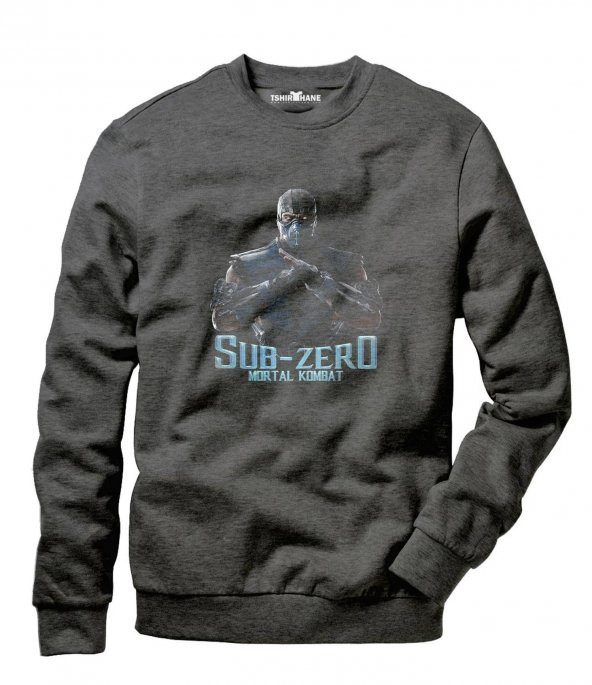 Tshirthane Mortal kombat sub zero fatality 1 Erkek Uzun Kollu Swe