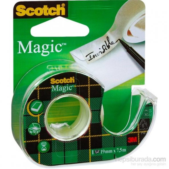Scotch® Magic Bant, Kesicili, 19mm x 7,5m