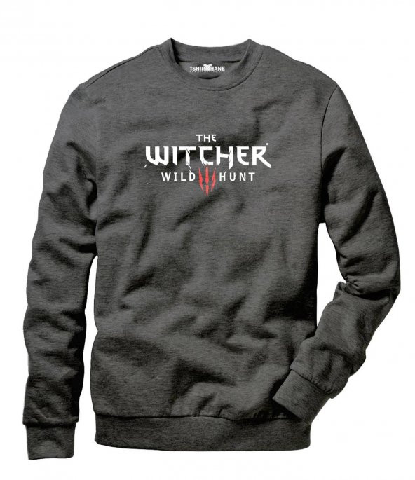 Tshirthane Witcher - Geralt Of Rivia Erkek Uzun Kollu Sweatshirt