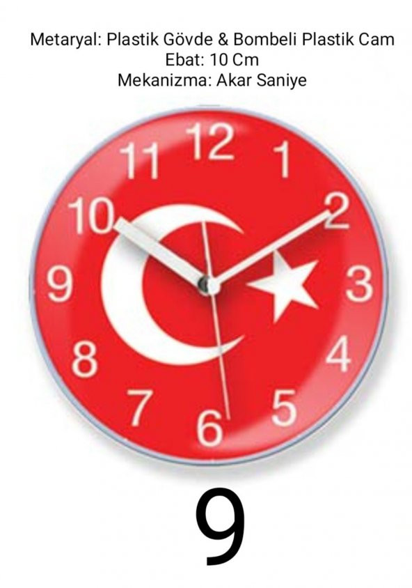Mıknatıslı Buzdolabı Saati