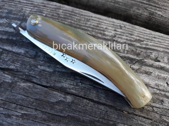 RECEP ÇAKI 19,5CM EL İŞÇİLİĞİ KOÇ BOYNUZU NO:3 - 3