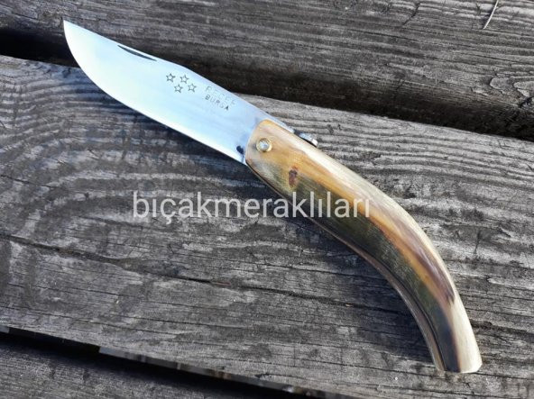 RECEP ÇAKI 22,5CM EL İŞÇİLİĞİ KOÇ BOYNUZU NO:4 - Resim 2