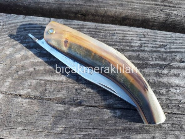 RECEP ÇAKI 22,5CM EL İŞÇİLİĞİ KOÇ BOYNUZU NO:4 - Resim 3