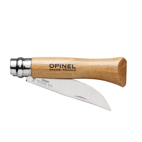 Opinel Inox 6 No Kayın Saplı Paslanmaz Çelik Çakı - 3