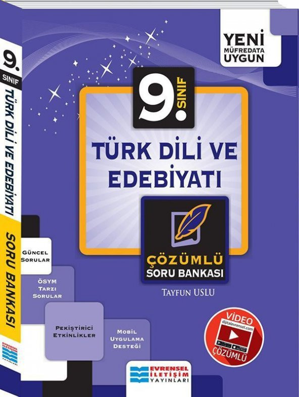 Evrensel İletişim 9. Sınıf Türk Dili ve Edebiyatı Video Çözümlü Soru Bankası