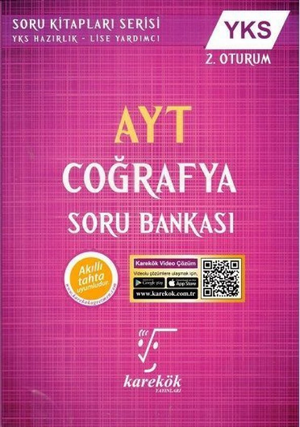 Karekök Yayınları AYT Coğrafya Soru Bankası