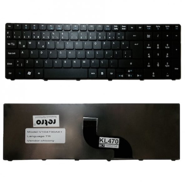 Acer,E1-571G Notebook Klavye