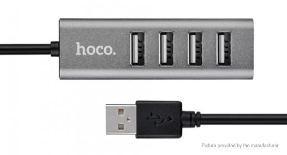 Hoco HB1 HUB/4 Portlu USB çoğaltıcı Aparat Tarnish