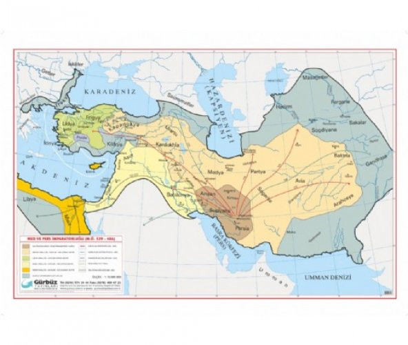 Med ve Pers İmparatorluğu 70x100cm
