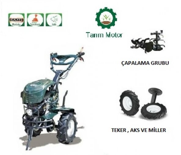 KAAN 29 S ÇAPA MAKİNESİ, 7 HP, MARŞLI, FARLI