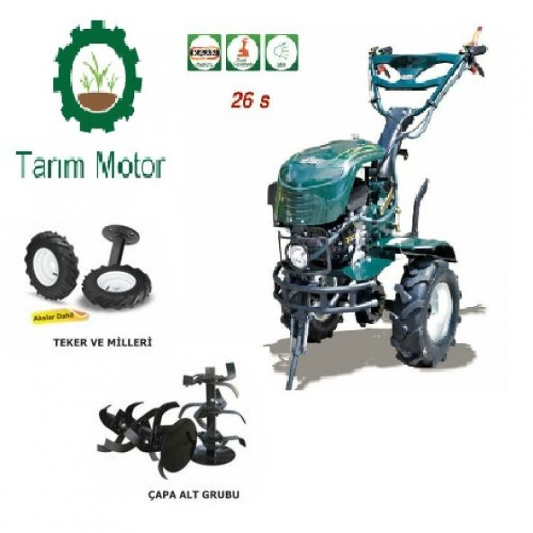 Kaan 26 S Delux Çapa Makinesi - Büyük Şanzıman