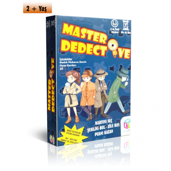 Master Dedective-Dedektif Eğitici,Dikkat ve Zeka Oyunu