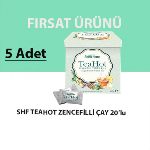 Shiffa Home Teahot Zencefilli Çay (5 Adet)