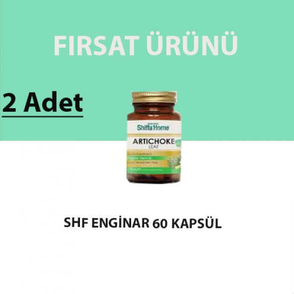 Aksuvital Shiffa Home Enginar Artıchoke 60 Kapsül (2 Adet) - 1