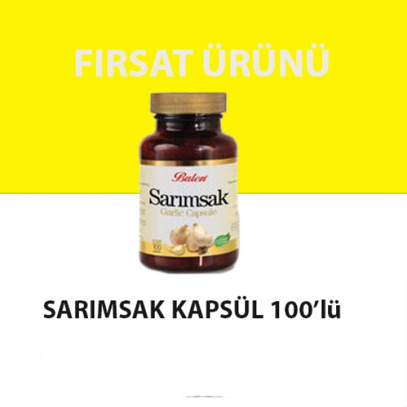 BALEN SARIMSAK - 100 KAPSÜL - 375 mg