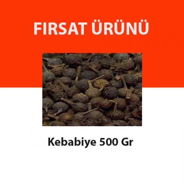 Kebabiye Bitki Meyvesi (Fructus Cubebae) Kebabe 500 GR