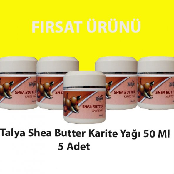 Shea Butter Karite Yağı 50 Ml X 5 Adet