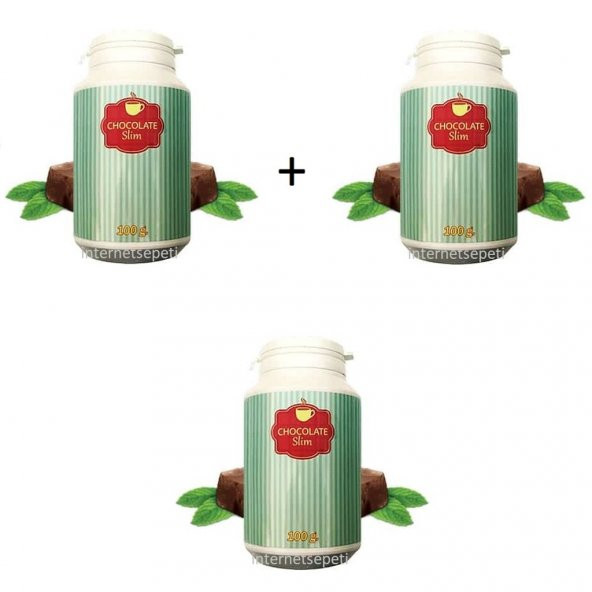 3 ADET Chocolate Slim 300 GR. (Çikolata Slim) - 1