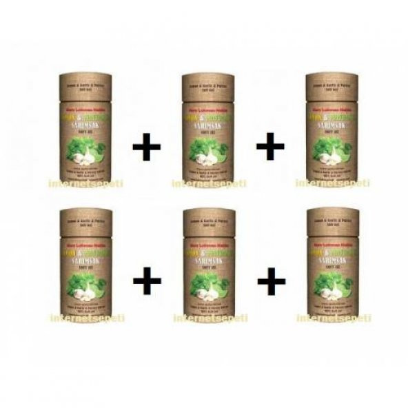 6 ADET Limon - Sarımsak - Maydanoz Kürü 60 Soft Jel - 1
