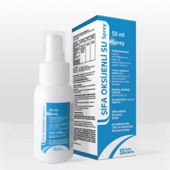 Şifa Oksijenli Su Sprey 50ml
