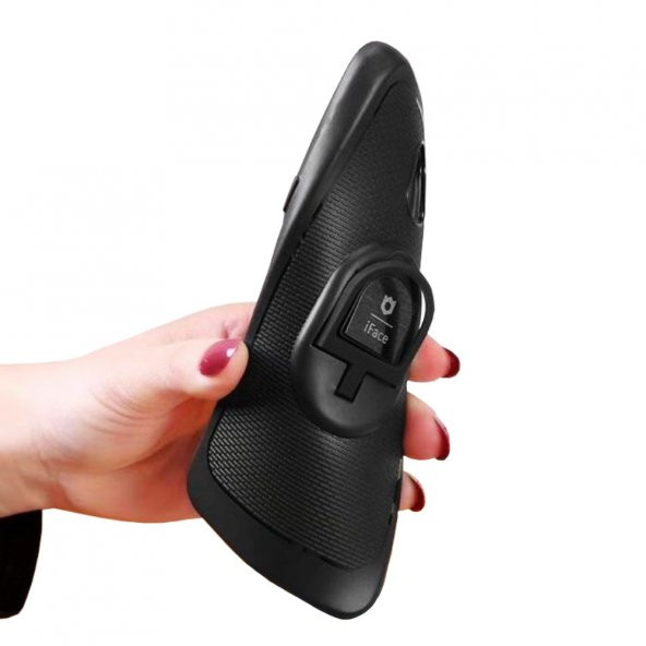 iPhone XS Max iFace Yüzük Tutuculu Arka Kapak Halka-Gold - Resim 5