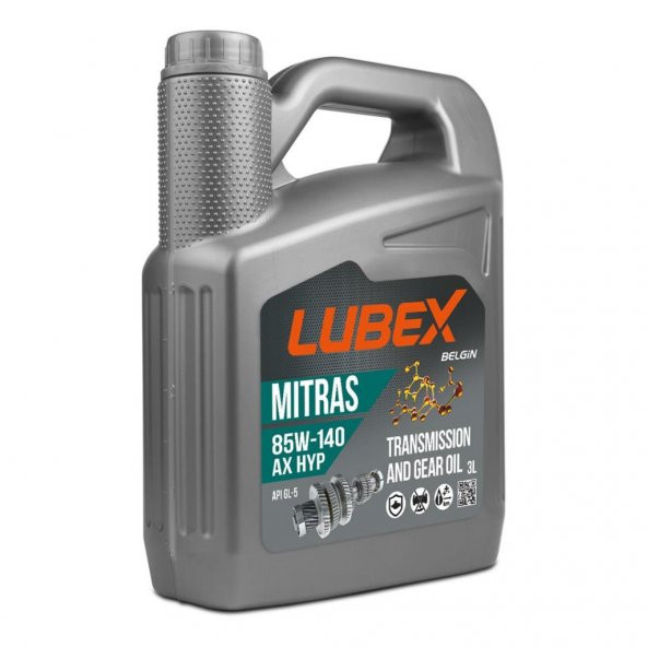 Lubex Mitras AX HYP 85W-140 3 Lt Şanzıman Diferansiyel Yağı (4 Adet) - 2