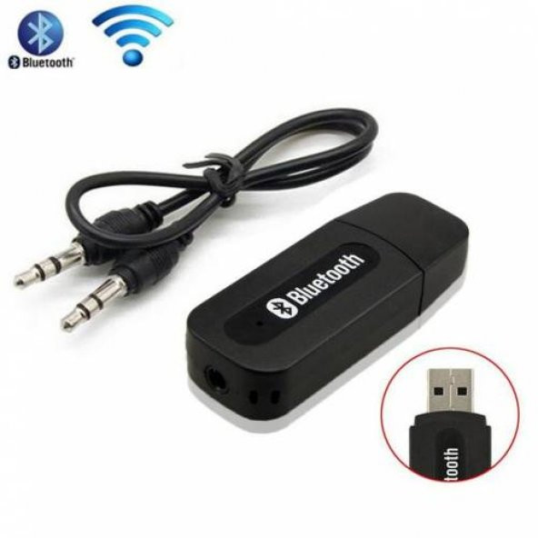 Bluetooth USB Aux Kit Alıcı