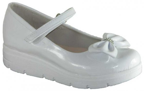 Yükseliş Ortopedi Beyaz Kız Çocuk Babet Ayakkabı (30-36)