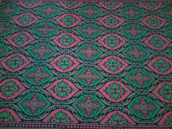Hatayi Desen 3 mekik makine dokuması Kalın Kilim - 2
