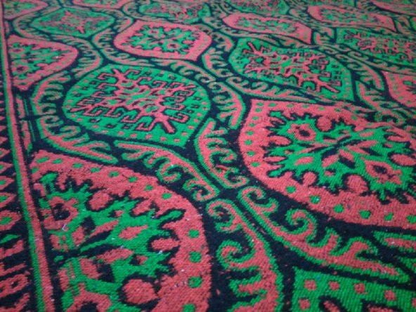 Hatayi Desen 3 mekik makine dokuması Kalın Kilim - 3