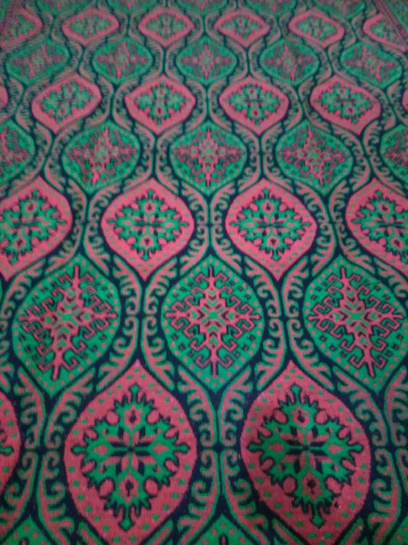 Hatayi Desen 3 mekik makine dokuması Kalın Kilim - 5