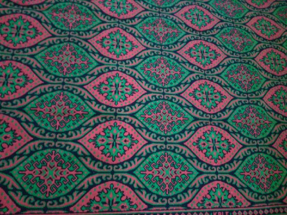 Hatayi Desen 3 mekik makine dokuması Kalın Kilim - 6
