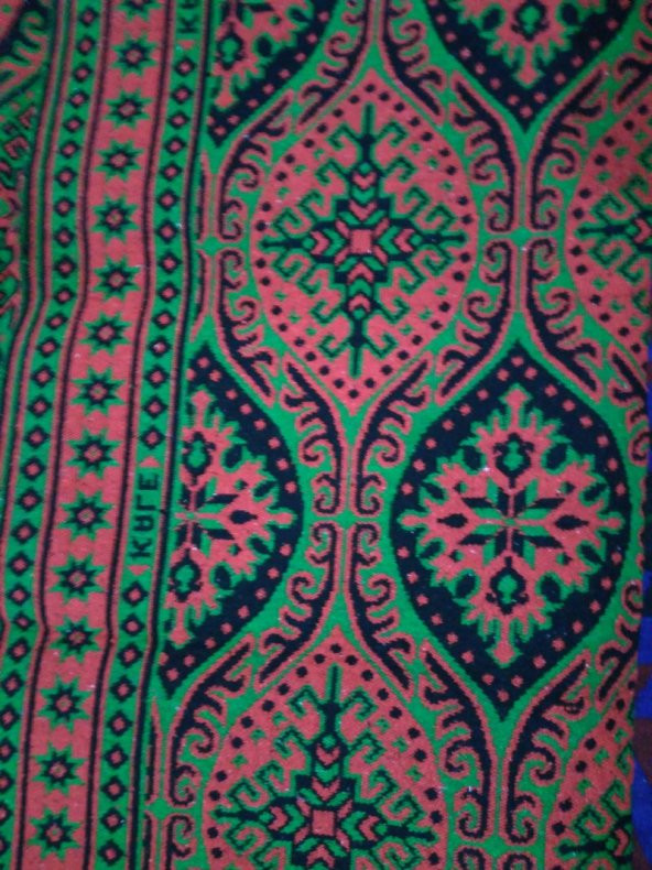 Hatayi Desen 3 mekik makine dokuması Kalın Kilim - 7