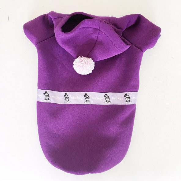 Athletique Purple Miki Sweatshirt Köpek Kıyafeti Köpek Elbisesi